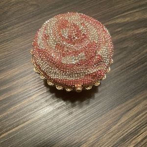 Cupcake rhinestone purse